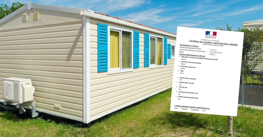 Certificat de non gage mobil home